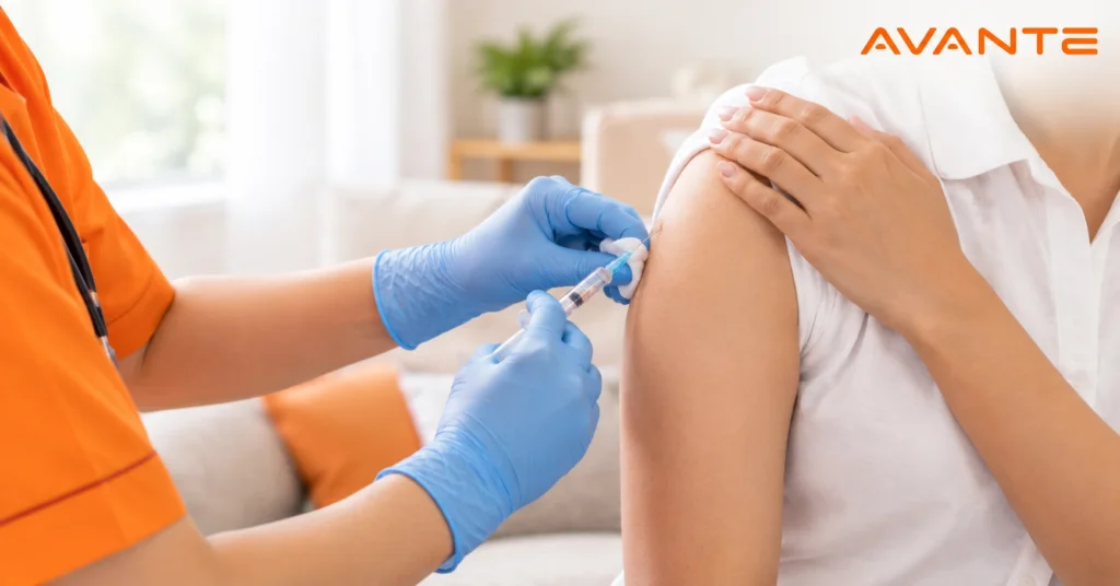 adult vaccination at home in Kolkata by Avante Health