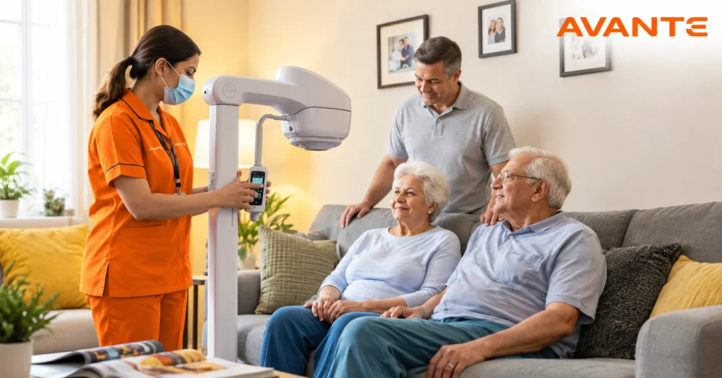 Avante provides X-ray at home in Kolkata