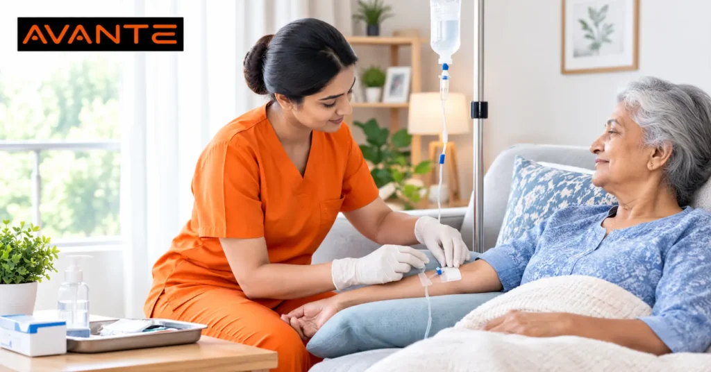 IV Injection at Home in Kolkata by Avante Health