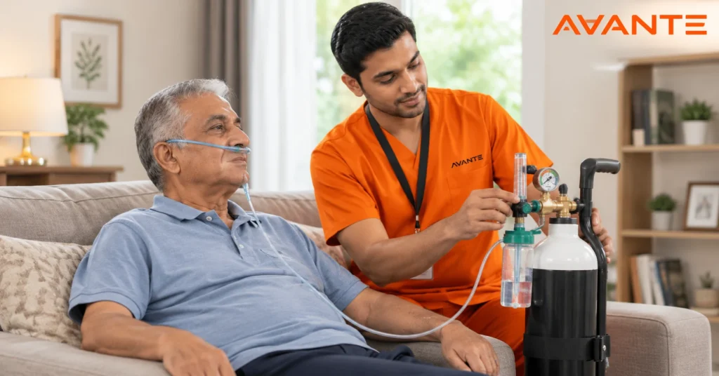 oxygen service at home in Kolkata by Avante Health